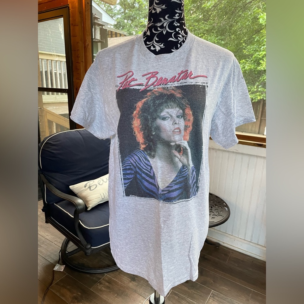 Gray Pat Benatar T-Shirt